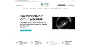 idea koleji için web sitesi tasarımı yaptık ve seo hizmeti verdik