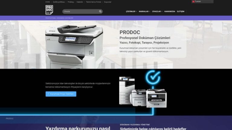 epson web tasarım