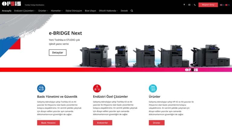ofsis toshiba web tasarım hizmeti